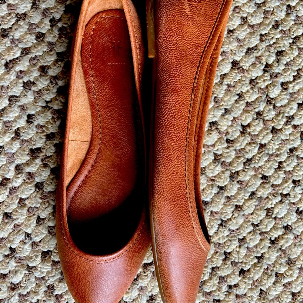 Frye, size 8.5, brown leather shoes